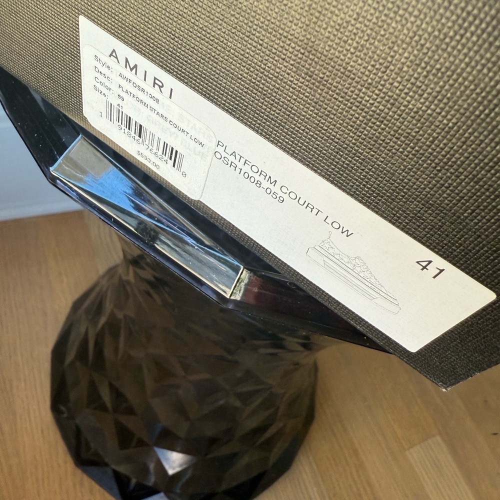 Amiri Platform Stars Court Low Sneakers - Picture 10 of 10